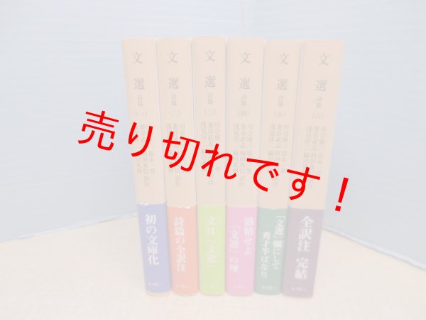 画像1: 文選 詩篇　全6冊揃（岩波文庫） 川合康三 他訳 (1)