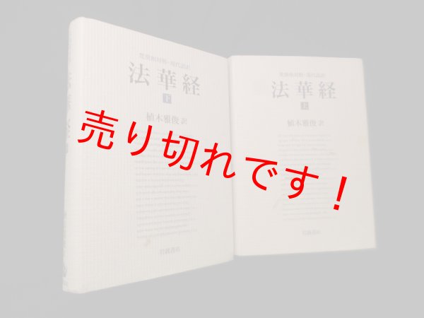 画像1: 法華経―梵漢和対照・現代語訳　上下2冊セット　植木雅俊 訳 (1)